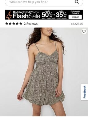Floral Smocked Cami Mini Dress Lepord